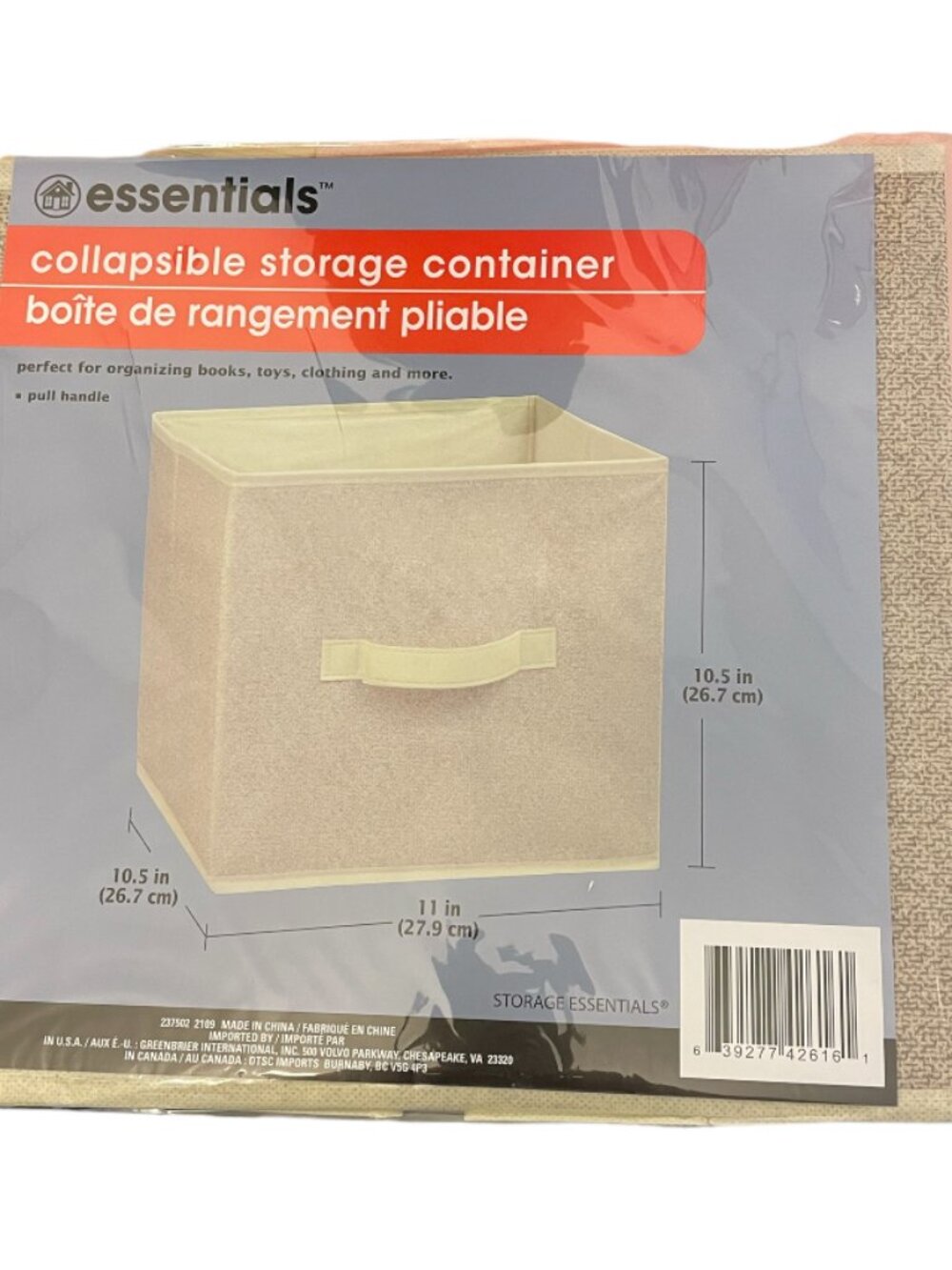 Collapsible Storage Container. (pack 4)